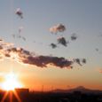 夕焼けと富士山2